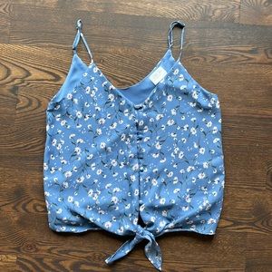 Floral Tank-Blouse
